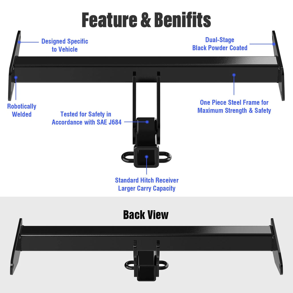 2 Inch Trailer Towing Hitch for Saturn Vue (2008–2010) Chevrolet Captiva