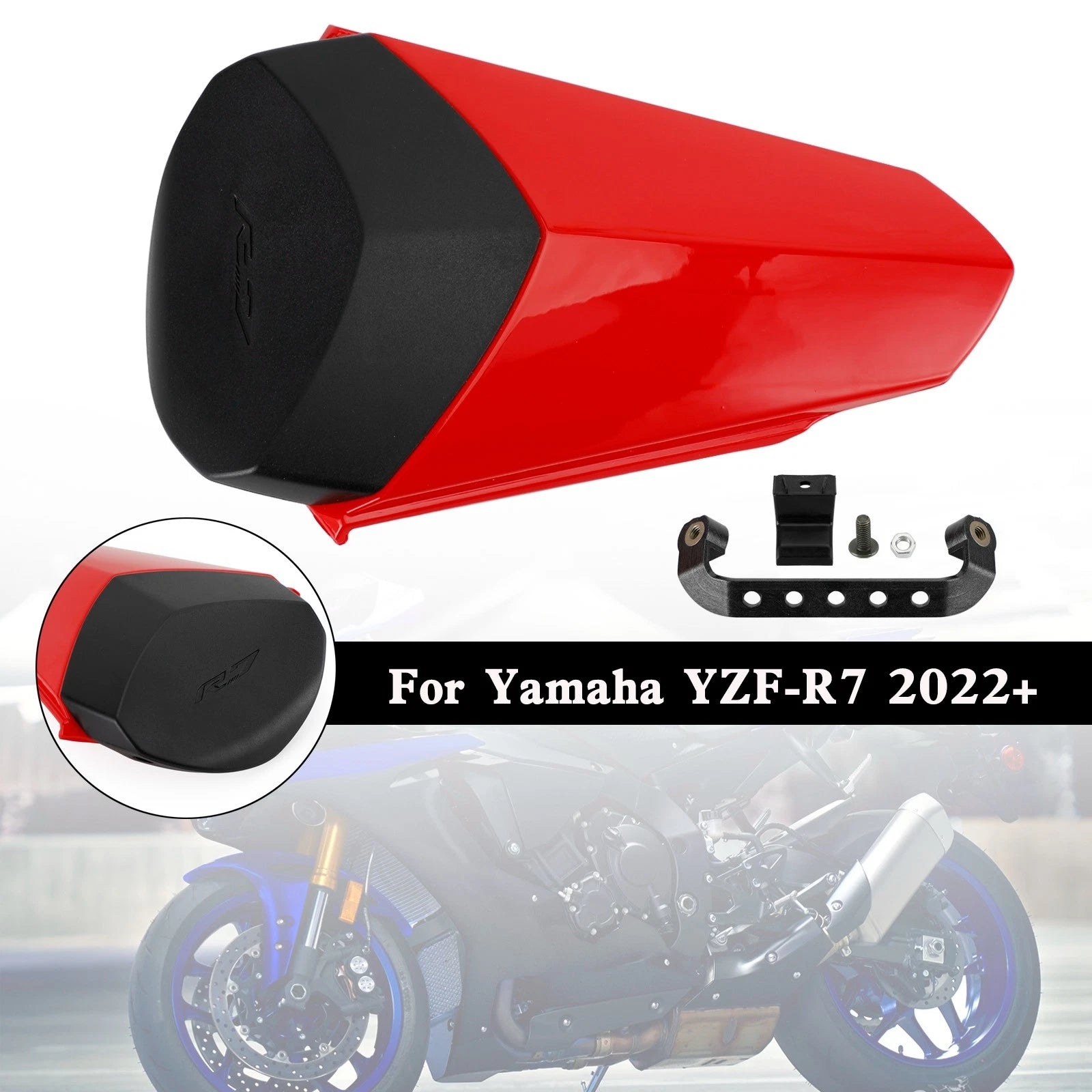 Tail Rear Seat Cover Fairing Cowl for Yamaha YZF-R7 (2022–2025) Red