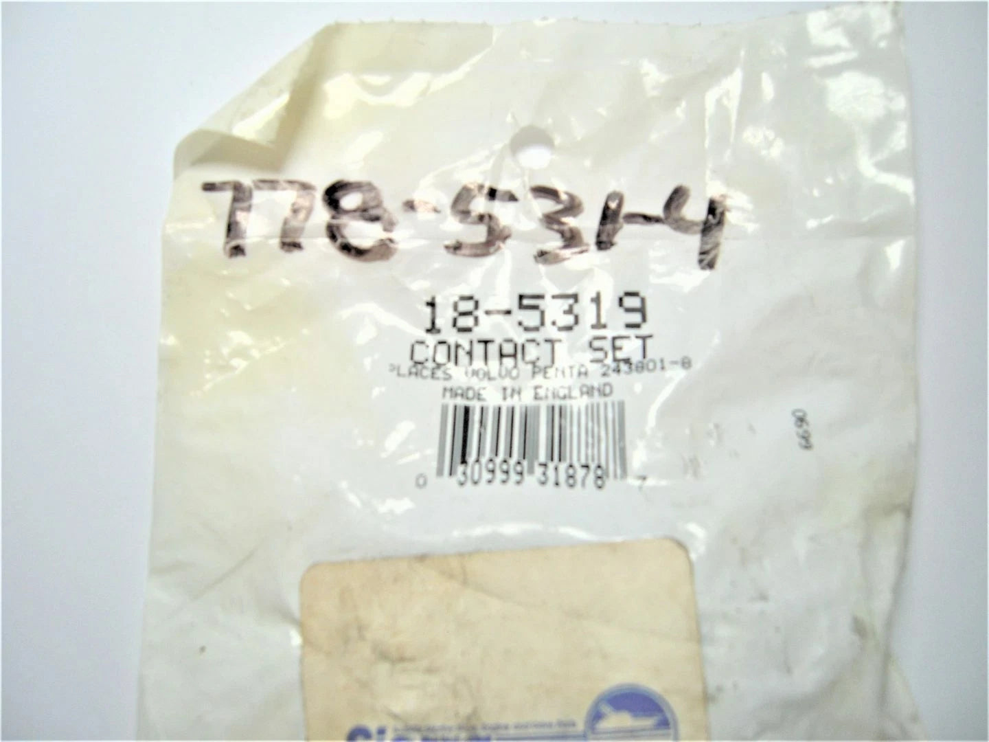 Contact Set for Sierra Marine Boat Motor (Replaces Volvo Penta 243801-8)