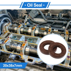 2X Oil Seal Rotary Shaft Seal   20x38x7mm FKM Rubber