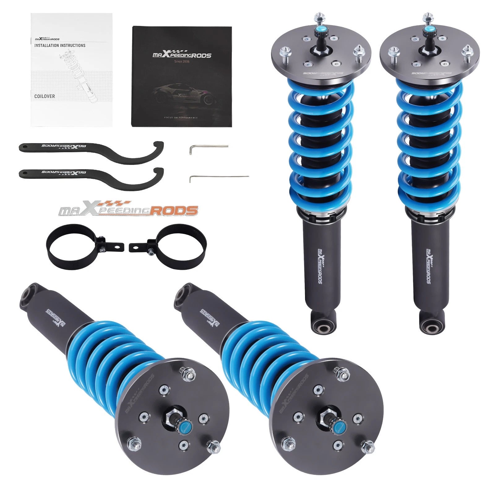 Full Coilovers 24 Level Adjustable Shocks for Lexus LS400 (1995–2000)