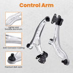 Set of 2 Front Lower Control Arms with Ball Joints for Ford C-Max (2013–2016)