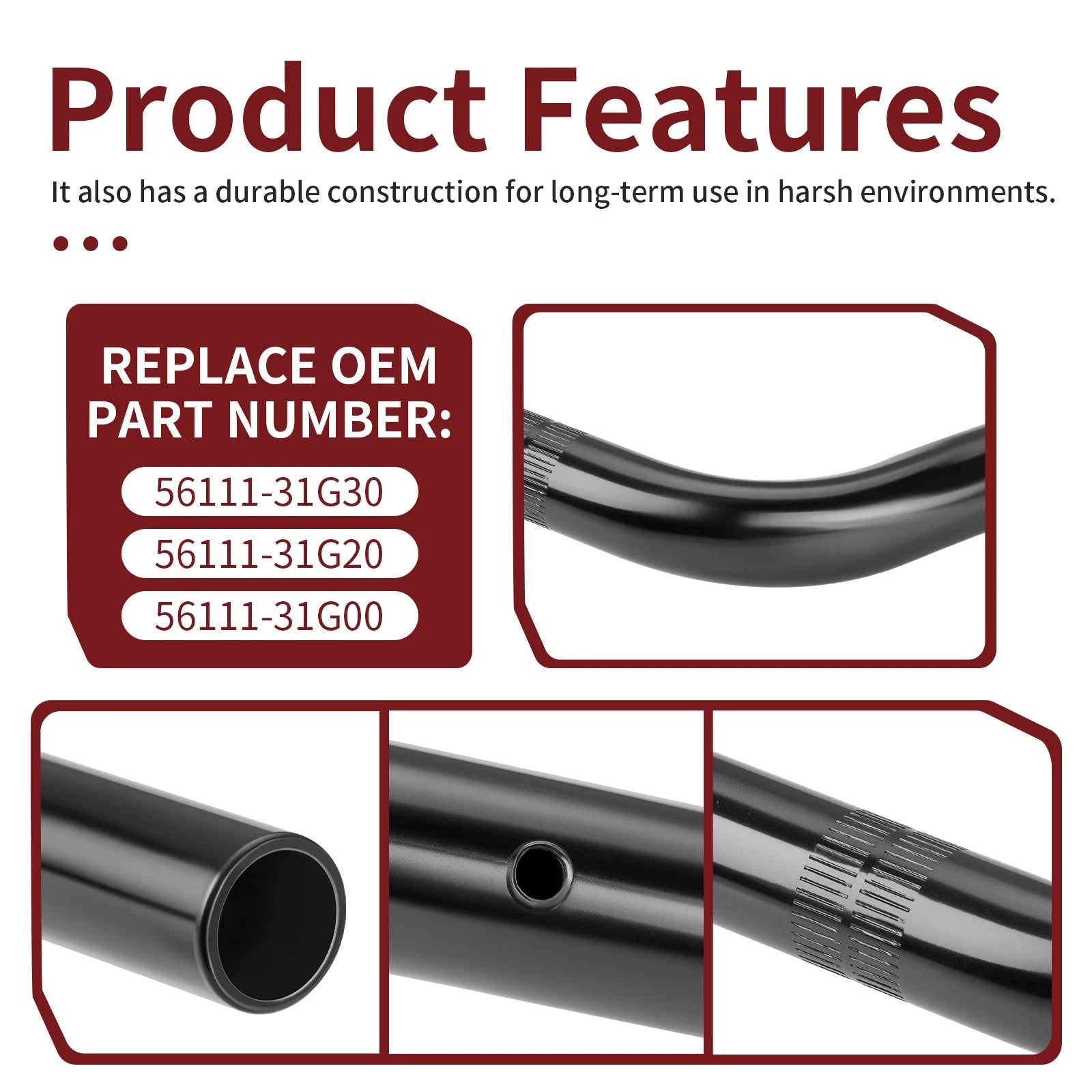 Handlebar for Suzuki King Quad 750 LTA750X (2008–2023) 56111-31G30