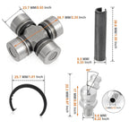 2x driveshaft u-joint for Polaris RZR XP 1000 (2015-2018)