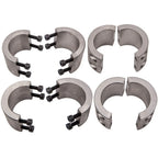 Set of 4 Steel Tube Clamps for Universal Roll Cage (CNC Machined)