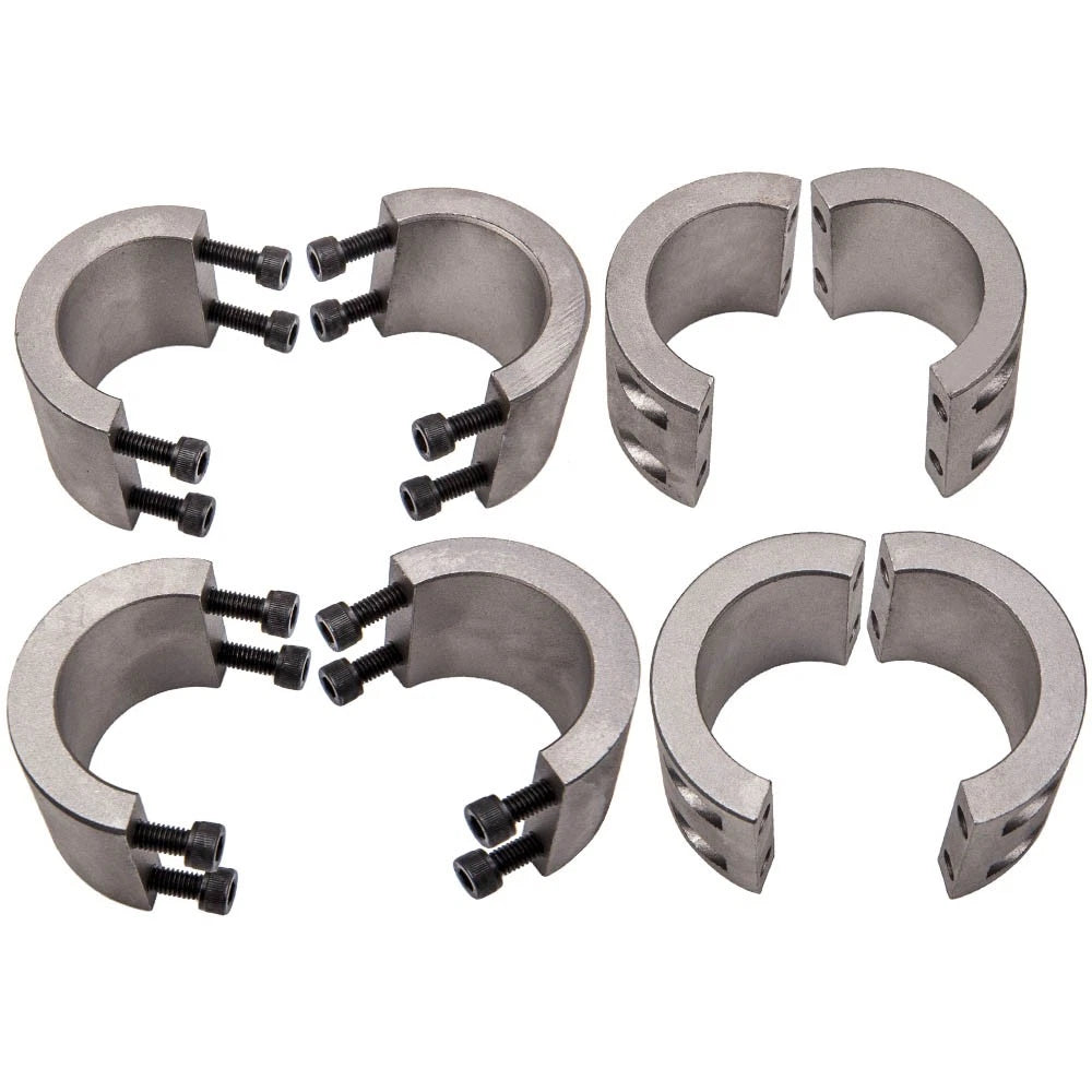 Set of 4 Steel Tube Clamps for Universal Roll Cage (CNC Machined)