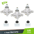 Set of 3 Spindles for Hustler Raptor Limited 36 42 52 Inch Deck