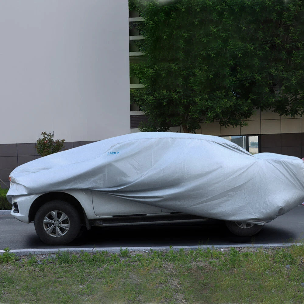Full Car Cover for Outdoor Protection (210D Waterproof, Breathable)
