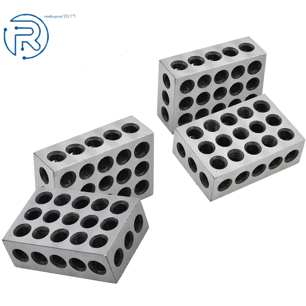Set of 2 Machinist 1-2-3 Blocks for Precision Work