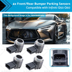 4X Parking Sensors for Infiniti Q50 Q60 (2014–2020) 28438-4GA0A