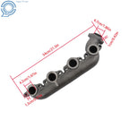 Left Exhaust Manifold and Gasket Kit for Ford F-250 F-350 (1994–1997)