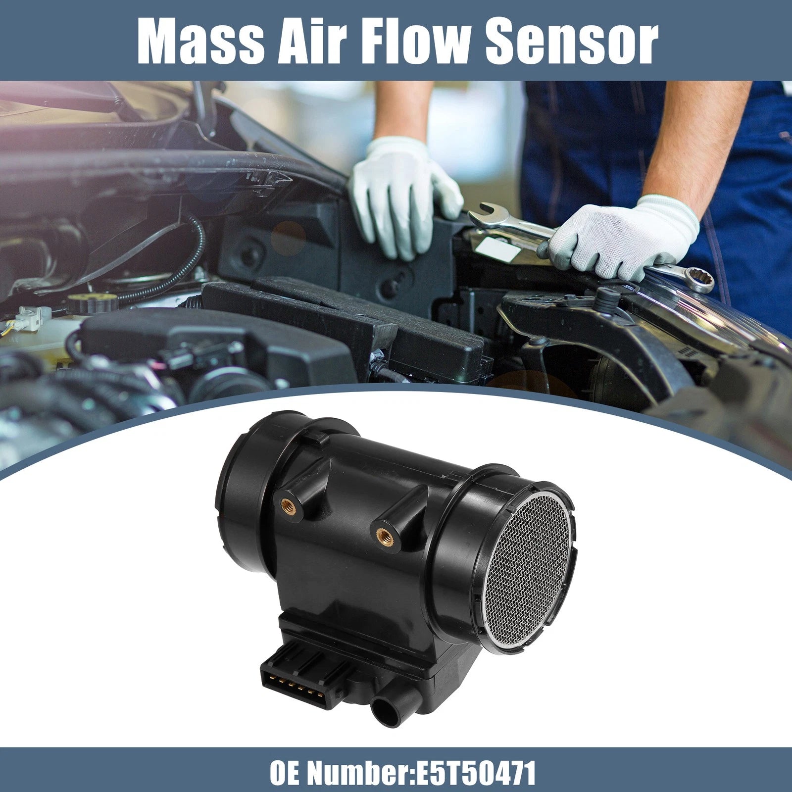Mass Air Flow Sensor E5T50471 for Mazda Bravo B2600 UF G6 1989–1998