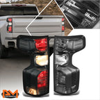Smoked Lens Tail Brake Lights for Silverado 1500 2500HD 3500HD (2019–2024)