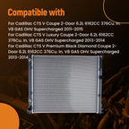 Aluminum Core Radiator for Cadillac CTS V Wagon 6.2L (2011–2014) DPI13285