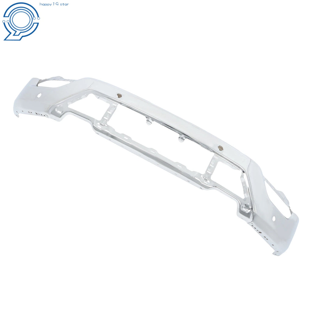 Front Bumper Face Bar for Ford F150 (2021–2023) Chrome Metal Steel