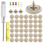 60 Pack Roof Repair Kit for Automotive Headliner Retainer Pins with Rivets