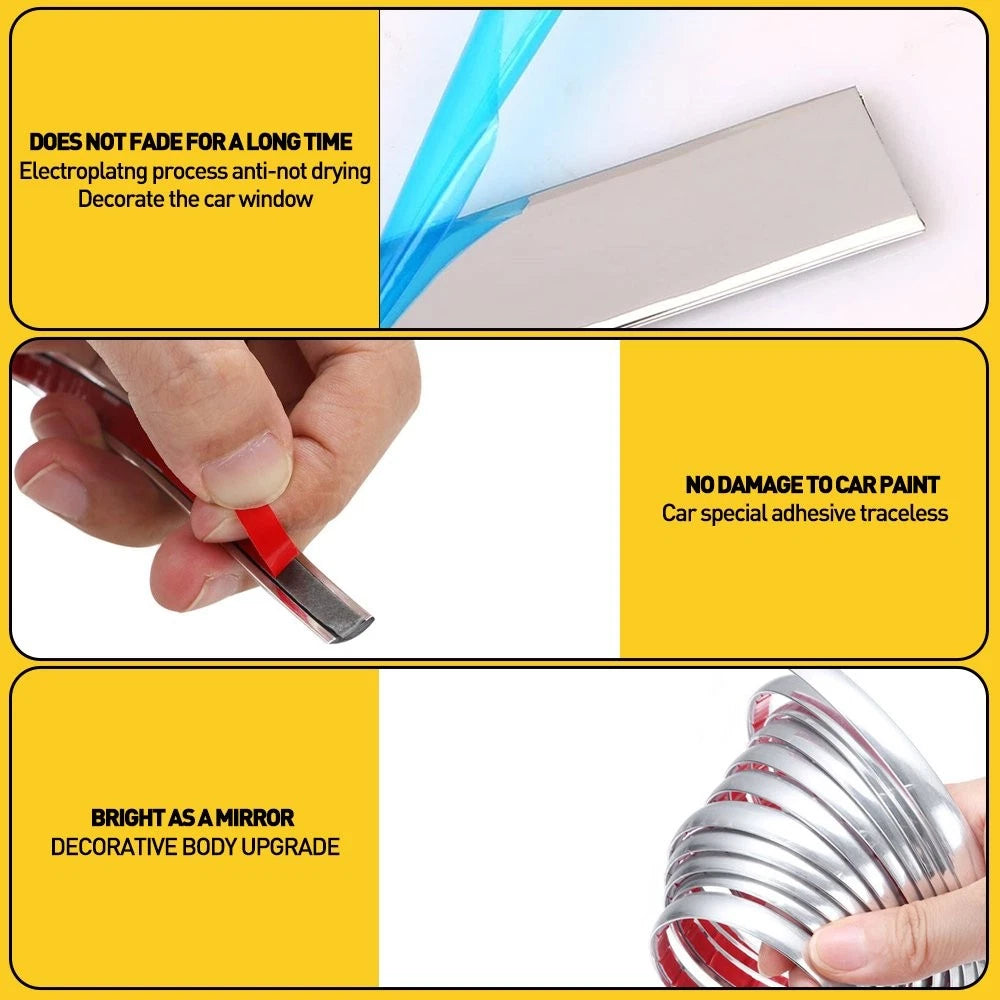 Chrome Car Trim Molding Strip for Make Model