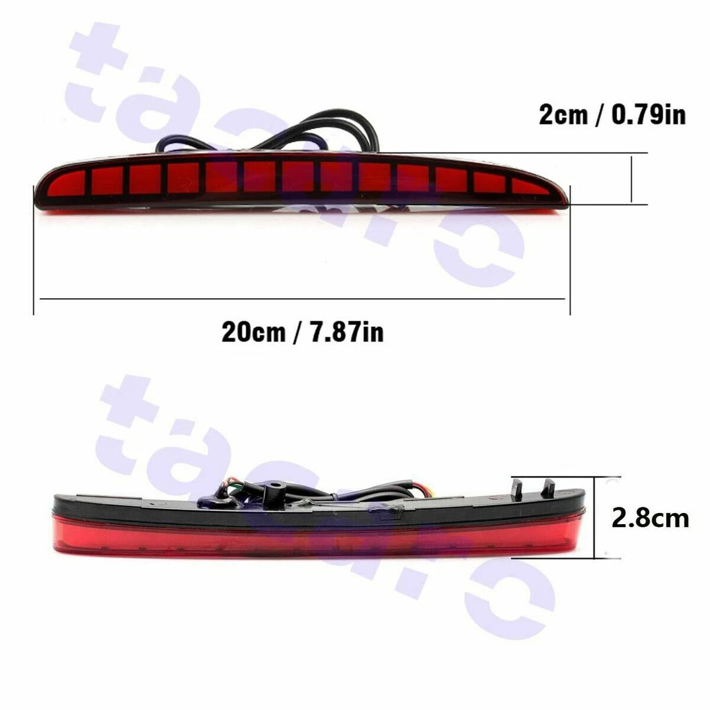 Sequential LED Brake Light Fog Lamp for Honda Civic Hatchback (2017–2021)