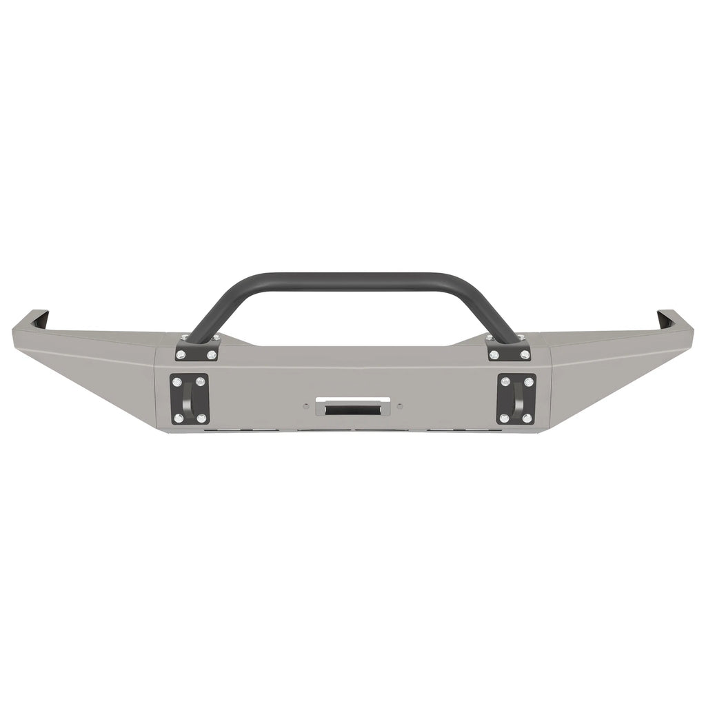 Bare Metal Front Bumper with Bullbar for Ford F150 F250 F350 Bronco (1992–1996)