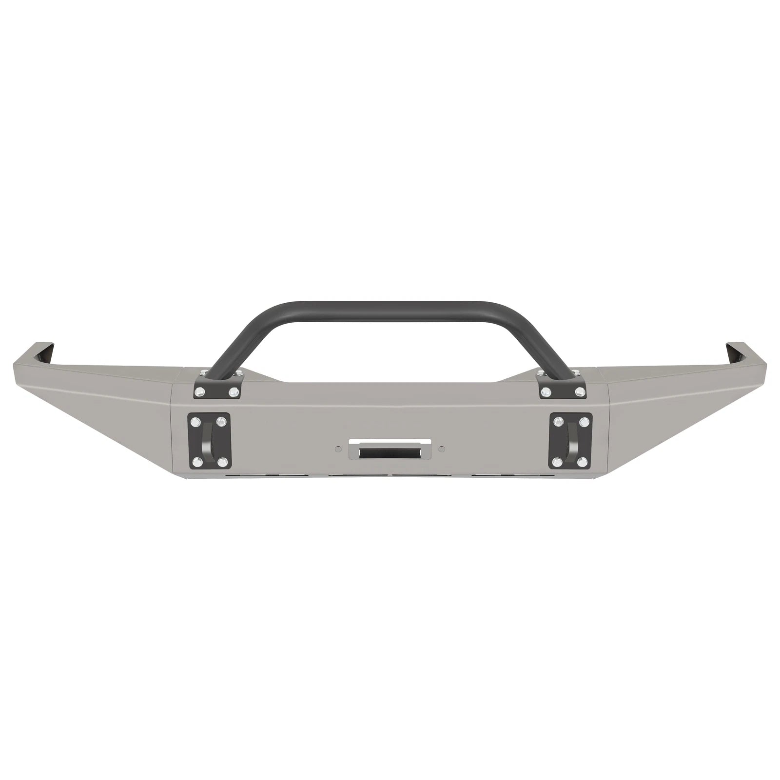 Bare Metal Front Bumper with Bullbar for Ford F150 F250 F350 Bronco (1992–1996)