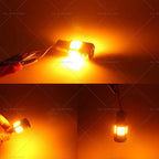 2X BA15S 1156 P21W LED Turn Signal Bulb for Universal (No Hyper Flash)