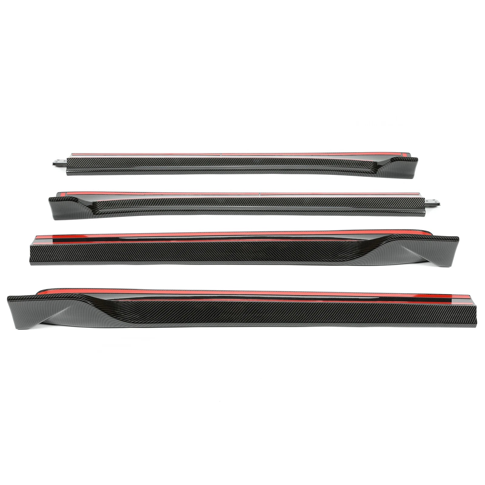Side Skirt Extension Rocker Panel for Tesla Model 3 (2017–2023) - Carbon Fiber Print