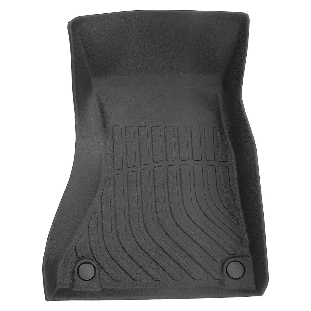 Set of 4 Black TPE Anti-Slip Floor Mats for Audi A4/S4 (2009–2016)