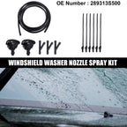 Set of 2 Windshield Washer Nozzles for Nissan Frontier (2005–2023) No.289313S500