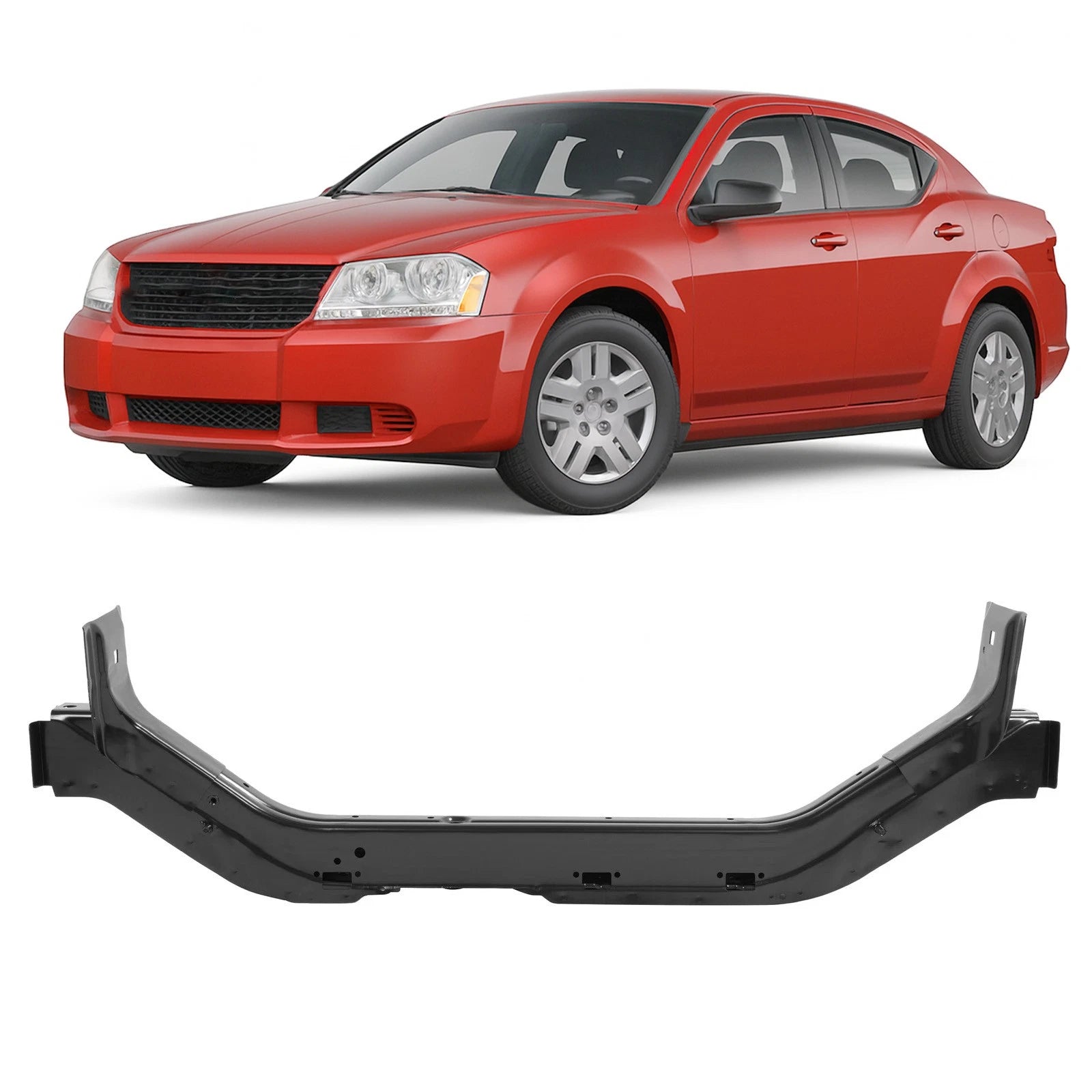 Lower Radiator Support Crossmember Assembly Tie Bar for Dodge Avenger (2008–2014)