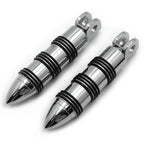 Chrome Front FootPeg for Kawasaki Vulcan 1500 1600 800 Ninja 250 ZX6R ZX10R (1996–2020)