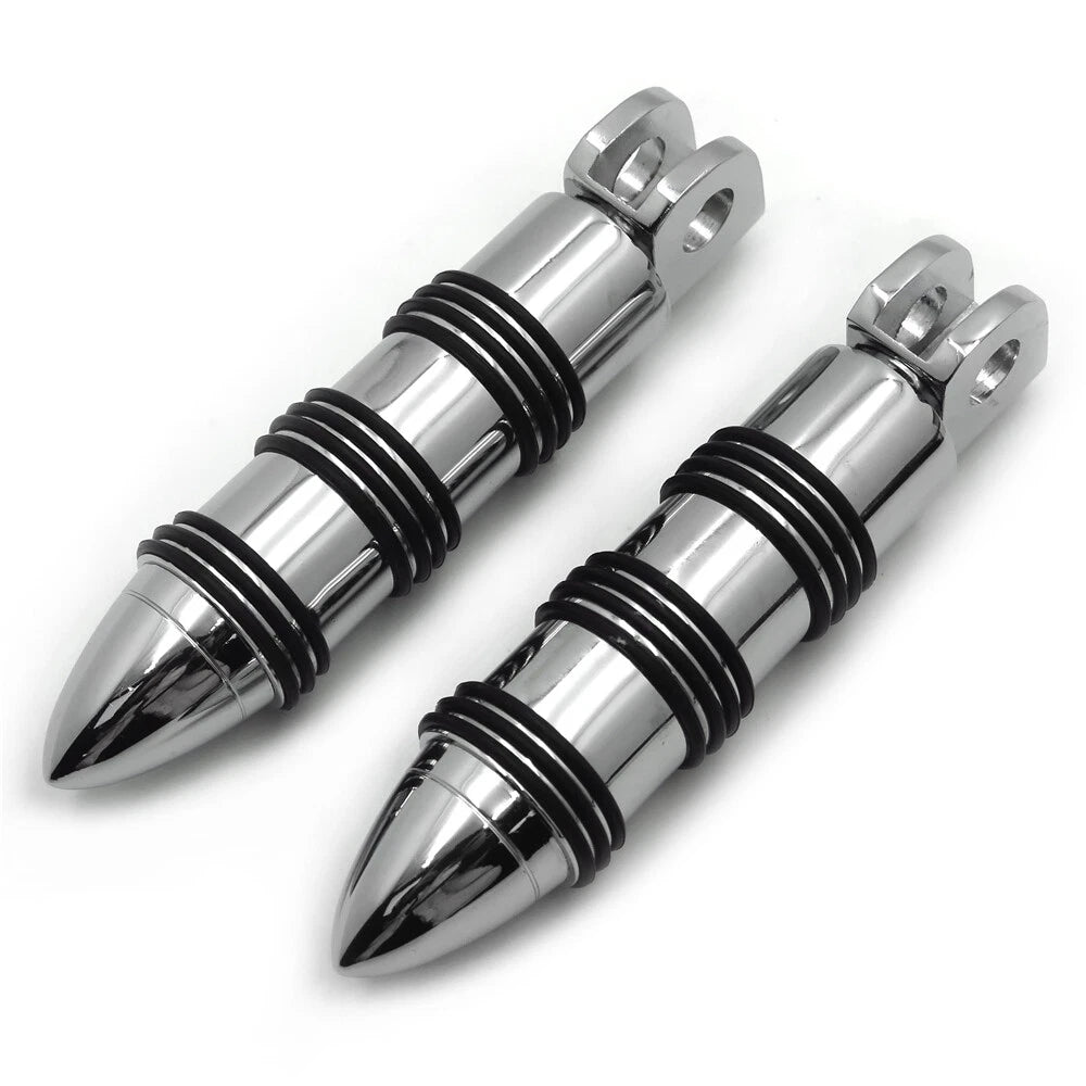 Chrome Front FootPeg for Kawasaki Vulcan 1500 1600 800 Ninja 250 ZX6R ZX10R (1996–2020)