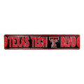 Texas Tech Red Raiders Metal Street Sign 24" x 5"