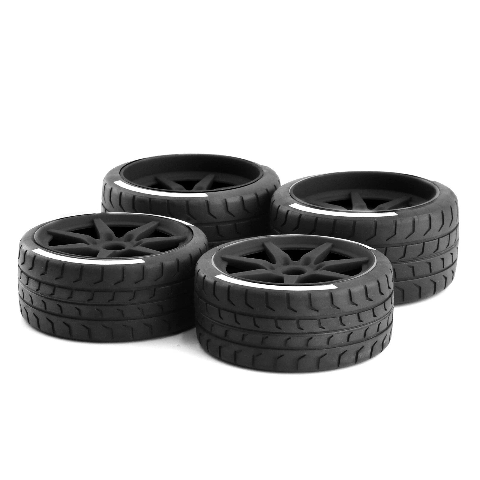 Set of 4 Tire Tyre 17mm Wheel Hex for Arrma 1/7 Felony FSR (2020–2023)
