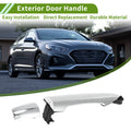 Exterior Door Handle for Kia Picanto (2011–2016) Silver Tone Rear Right