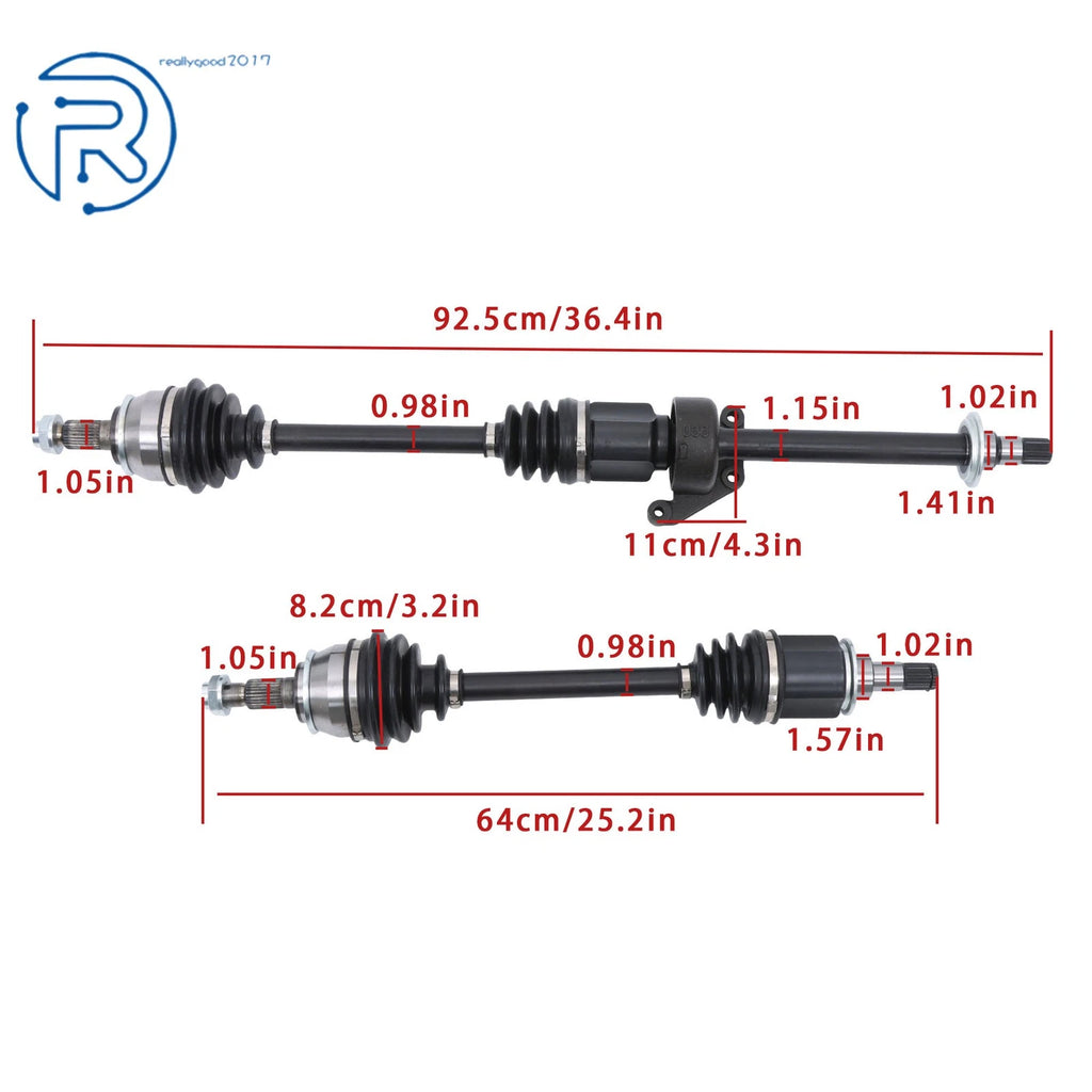 Set of 2 CV Axle Assemblies for MINI Cooper (2002-2004)