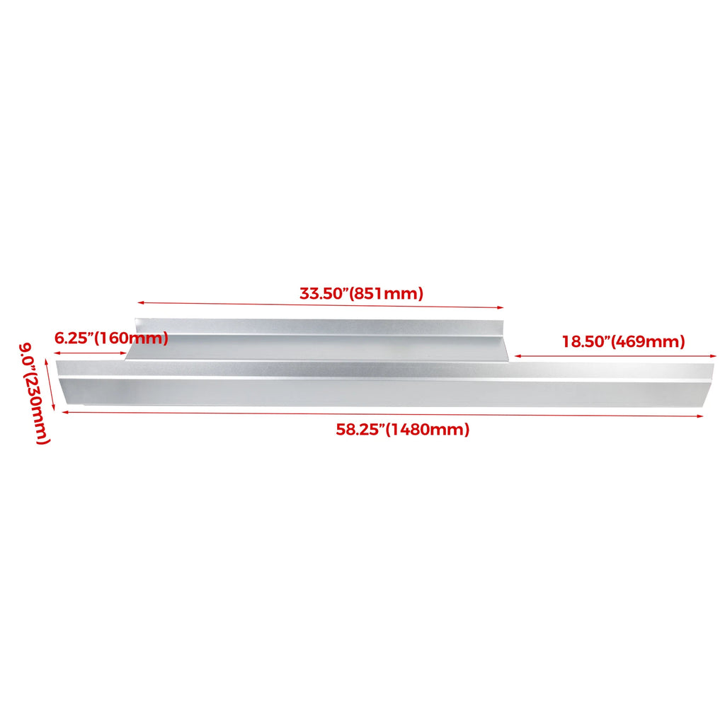 Slip-on Outer Rocker Panel for Chevrolet Silverado/Sierra (2007–2013)