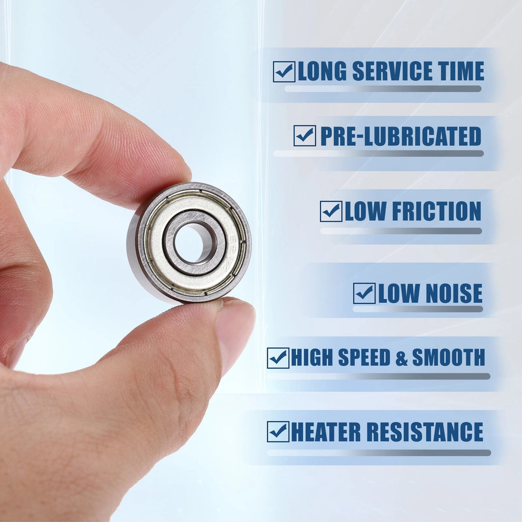 20pcs 627ZZ Deep Groove Ball Bearings for Various Models (7x22x7mm)