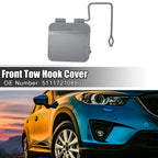 1x Front Bumper Tow Hook Cover for BMW 7 Series F01/F02 Gray