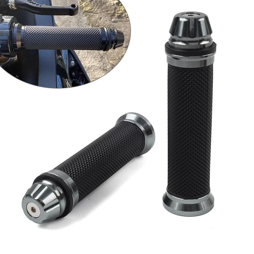 7/8" Handle Bar Hand Grip for Yamaha Honda Suzuki (All Years) - Grey
