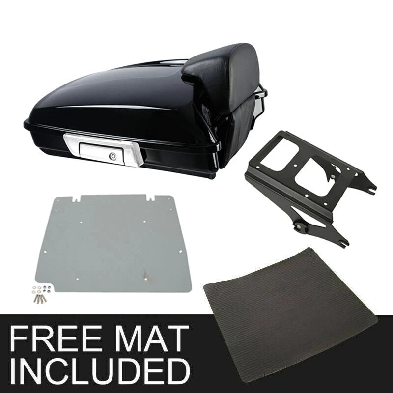 Trunk Backrest Mount Plate for Harley Touring Road King Glide (2009–2013)