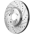 Brake Disc and Pad Kit for Honda Ridgeline (2006–2011) Cross-drilled