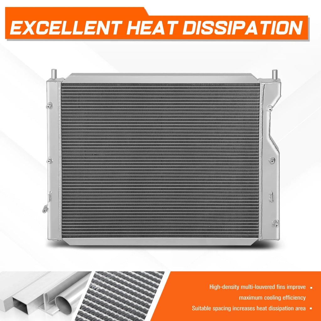 Full Aluminum 3-Row Cooling Radiator for Ford Mustang (2005–2014)