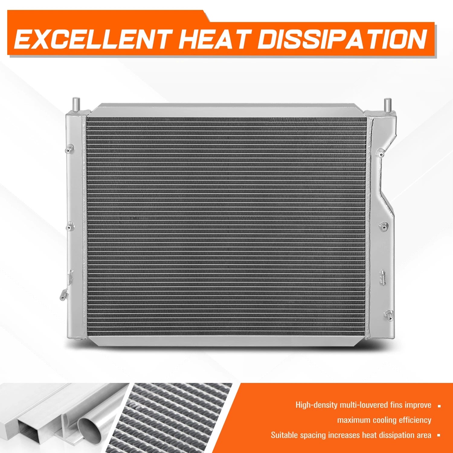 Full Aluminum 3-Row Cooling Radiator for Ford Mustang (2005–2014)