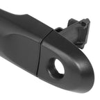 Front Left Exterior Door Handle for Nissan Versa (2007–2012) w/Keyhole, Textured Black
