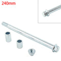 M15x 240mm + 2 Spacers Front Rear Axle for 125cc 140cc Quad Dirt Bike