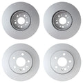 Hella Brake Rotors Kit 320mm Front 290mm Rear for Mercedes W140 (1992–1999)