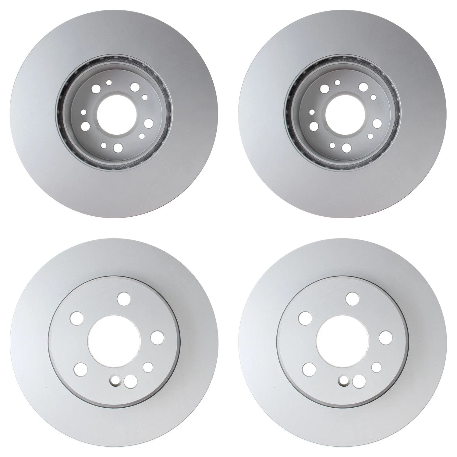 Hella Brake Rotors Kit 320mm Front 290mm Rear for Mercedes W140 (1992–1999)