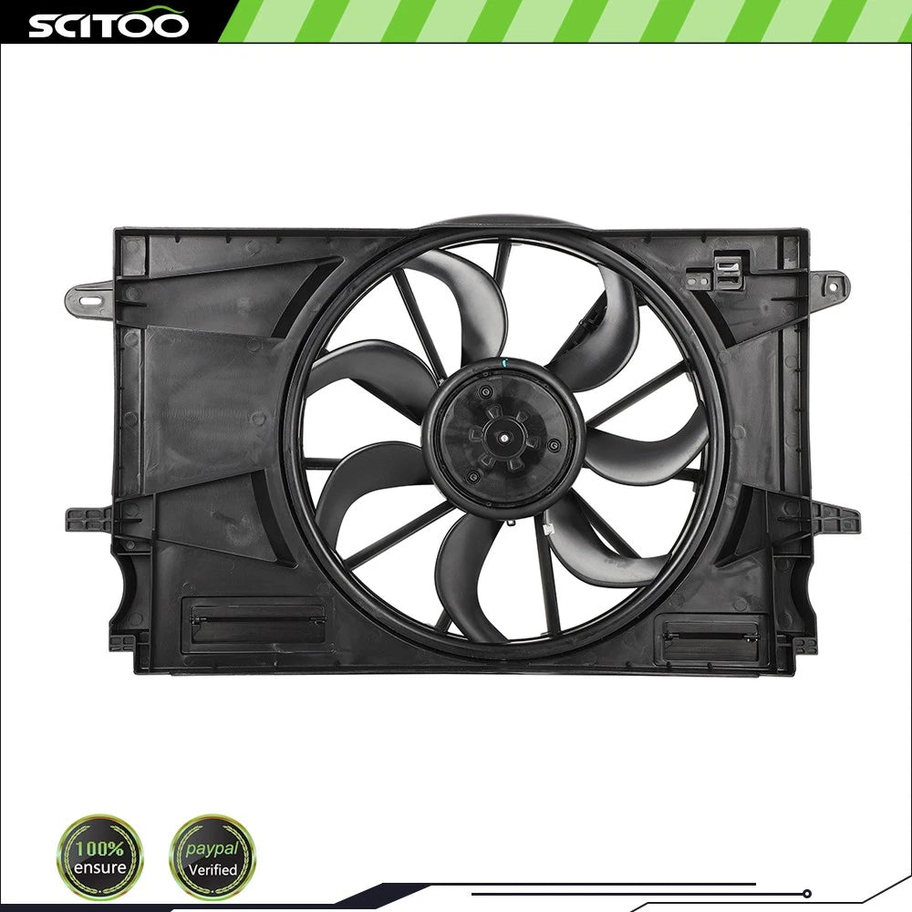 Radiator Cooling Fan Assembly Driver Side for Chevrolet Cruze (2017–2019)