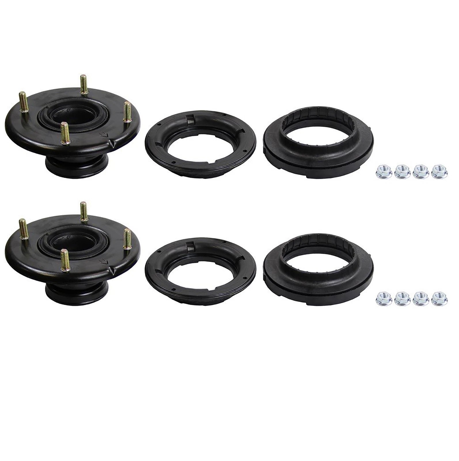 Set of 2 Front Monroe Suspension Strut Mount Kit for Ford Flex, Lincoln MKS (2009–2019)