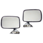 LH+RH Chrome Side Door Mirrors Pair for Toyota Hilux (1983–2004)